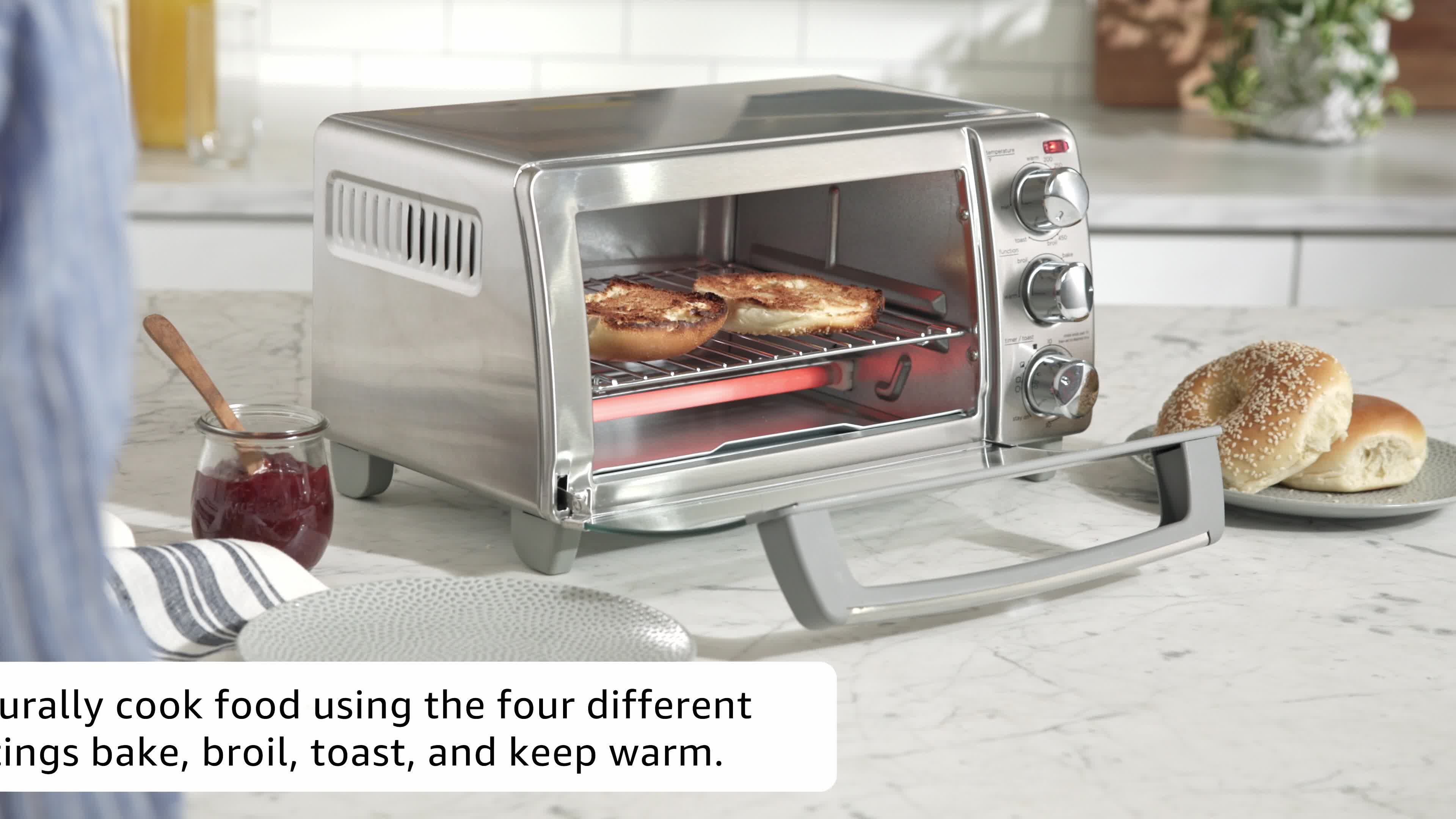 Amazon.com: BLACK+DECKER 4-Slice Toaster Oven with Natural